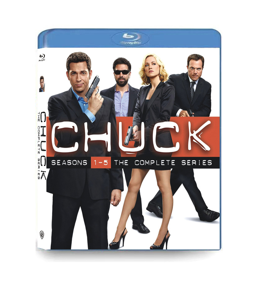 Chuck the Complete Series Episodes 1-91 (2007-2012) Blu-ray 5BD 1 Chuck