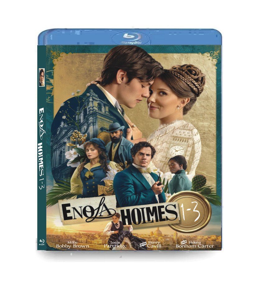 Enola Holmes 1-3 (2020-2026) Blu-ray 3BD 1 Enola Holmes 1-3