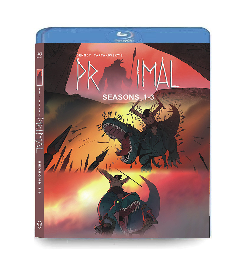 Genndy Tartakovsky's Primal season 1-3 Episodes 1-30 (2019-2026) Blu-ray 3BD 1 Genndy Tartakovsky's Primal