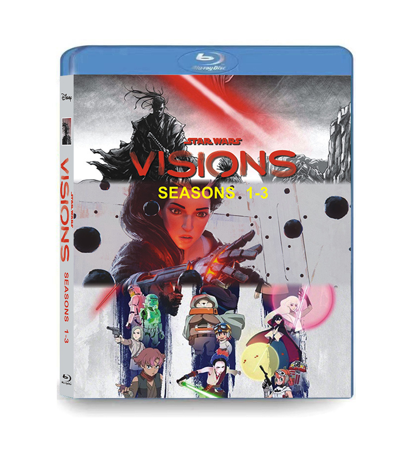 Star Wars Visions season 1-3 Episodes 1-27 (2021-2025) Blu-ray 3BD 1 Star Wars