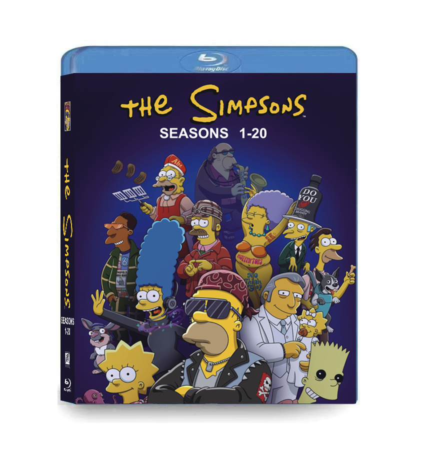 The Simpsons season 1-20 Episodes 1-441 (1989-2009) Blu-ray 10BD 1 The Simpsons