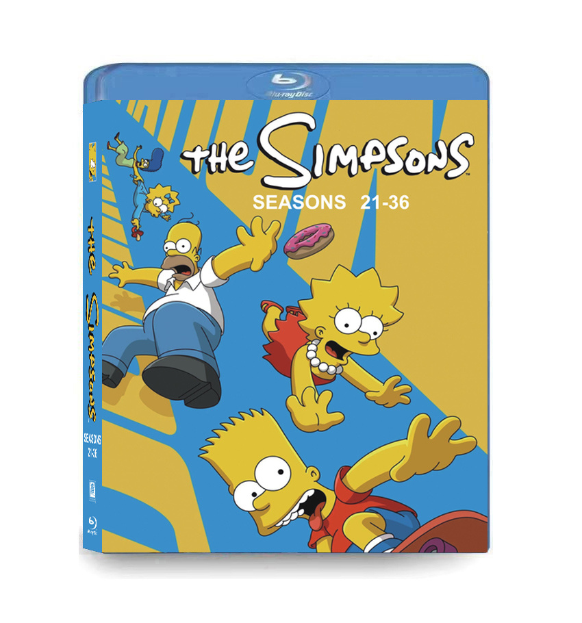 The Simpsons season 21-36 Episodes 1-348 (2009-2025) Blu-ray 8BD 1 The Simpsons